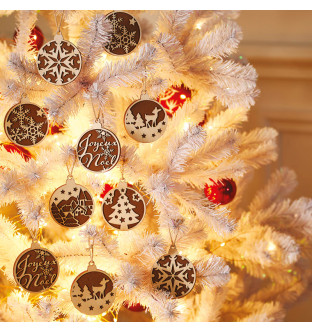 Décorations de Noël en bois