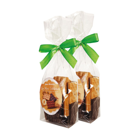 Lot de 2 - Mini tablettes en Chocolat noir-lait-blond