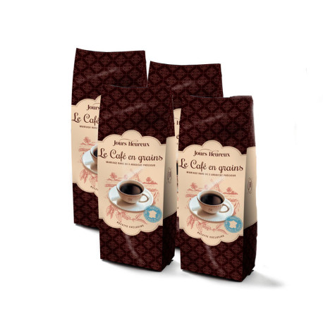 Lot de 4 - Café en grains