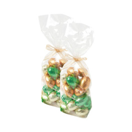 Lot de 2 - Petits Œufs emballés fourrés au praliné