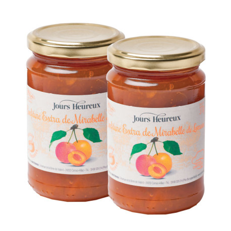 Lot de 2 - Confitures de Mirabelles de Lorraine