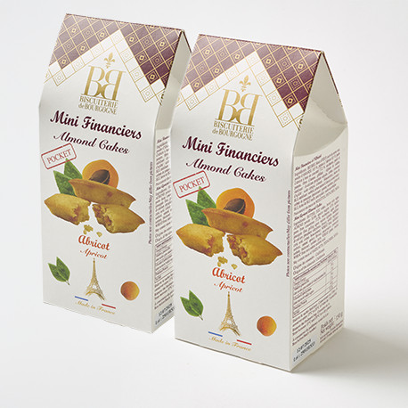 Lot de 2 - Mini-Financiers à l'Abricot