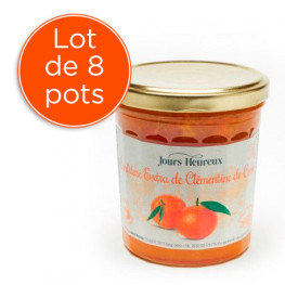 Lot de 8 - Confitures de Clémentines de Corse