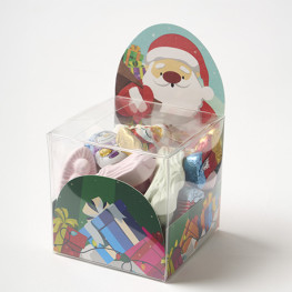 Cube de Sujets de Noël - Chocolats et Meringues
