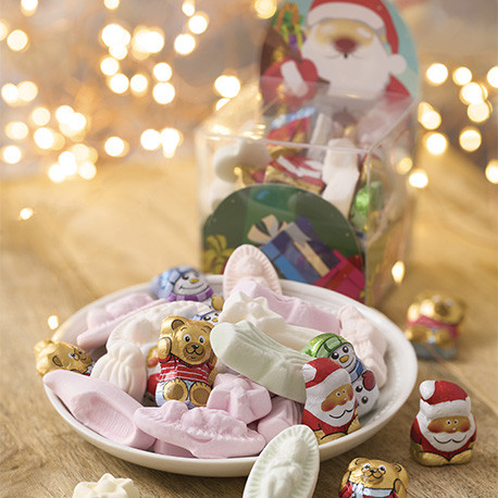 Cube de Sujets de Noël - Chocolats et Meringues