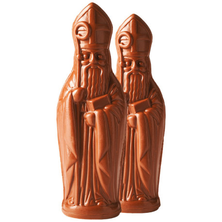 Lot de 2 - Saint Nicolas en Chocolat au Lait