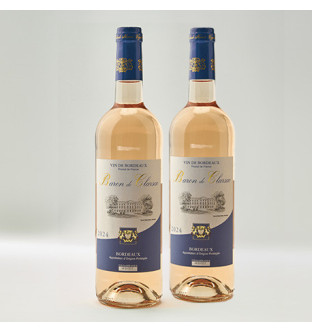 Lot de 2 - Vin Baron de Clarsac Rosé 2024