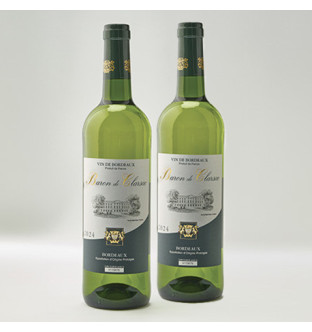Lot de 2 - Vin Baron de Clarsac Blanc 2024