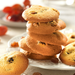 Palets de Chambord aux raisins et au rhum*