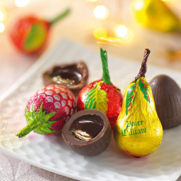 Coffret de fruits fourrés à la liqueur* - 12 chocolats