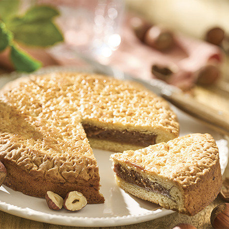 Lot de 2 Gâteau fourré au praliné noisettes