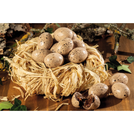 Oeufs de mouette au caramel à la fleur de sel