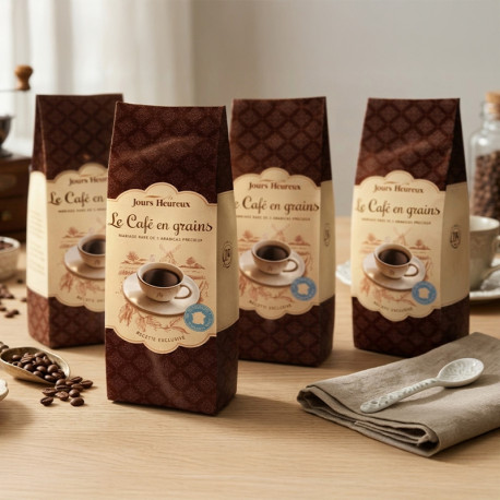 Lot de 4 - Café précieux moulus Purs Arabica