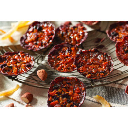 Lot de 6 florentins au chocolat noir et oranges confites