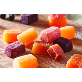 Lot de 4 pâtes de fruits