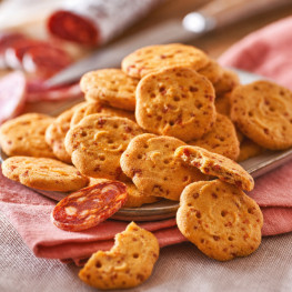Sablés pur beurre de Normandie au Chorizo