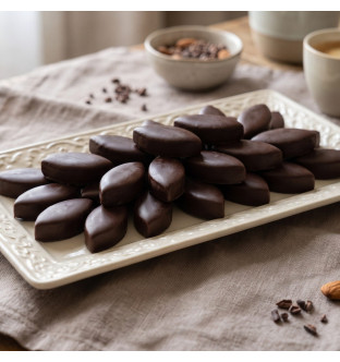 Calissons de Provence enrobés de Chocolat noir