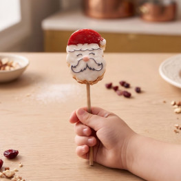 Sucette de nougat Père Noël