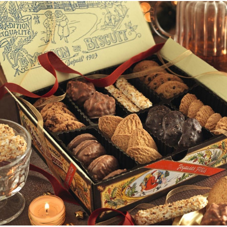 Coffret d'Assortiment Festif - Biscuits et Chocolats