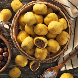 Pommes de Terre en Chocolat et cœur Praliné de l’île de Ré