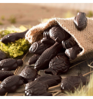 Fritures de Pâques en Chocolat Noir - photo 1