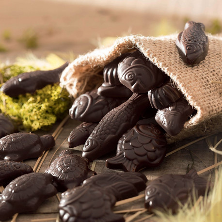 Fritures de Pâques en Chocolat Noir