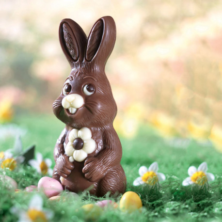 Lapin Malicieux en Chocolat au lait