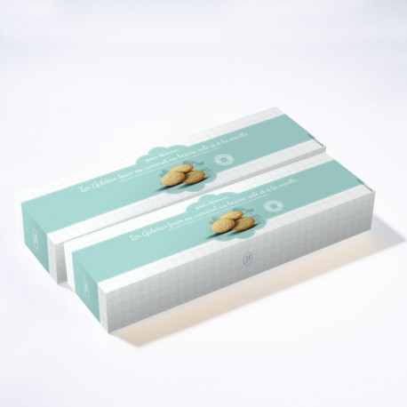 Lot de 2 - Galettes Fines Caramel Beurre Salé et Vanille
