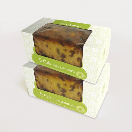Lot de 2 - Cakes aux Pommes confites au Calvados*