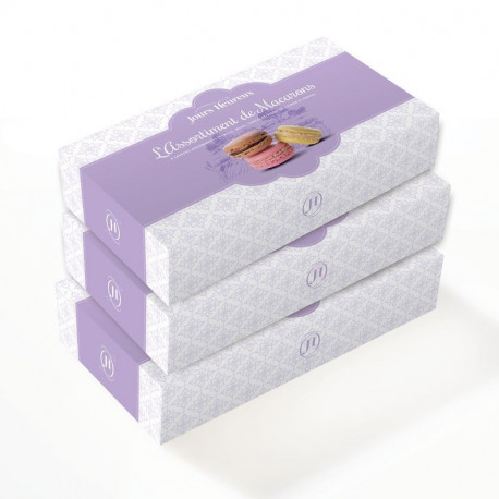 Lot de 3 - Assortiment de Macarons