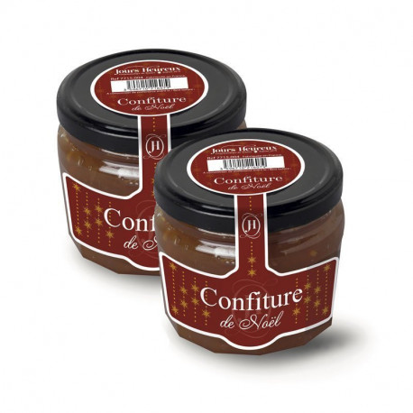 Lot de 2 - Confitures de Noël