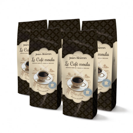 Lot de 5 - Café Précieux Moulu