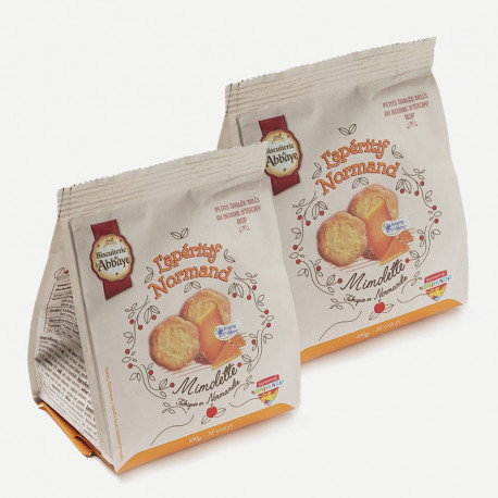 Lot de 2 - Petits Sablés pur Beurre à la Mimolette