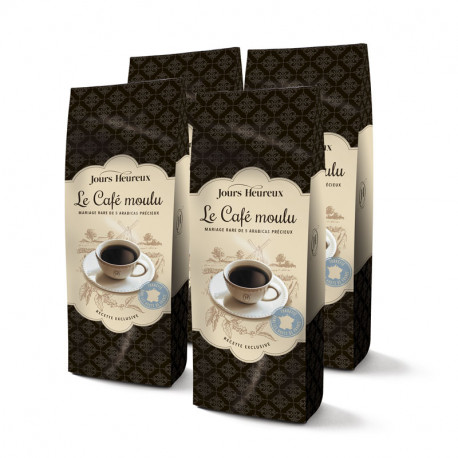 Lot de 4 - Café Précieux Moulu
