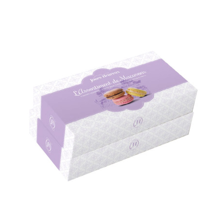 Lot de 2 - Assortiment de Macarons 6 saveurs