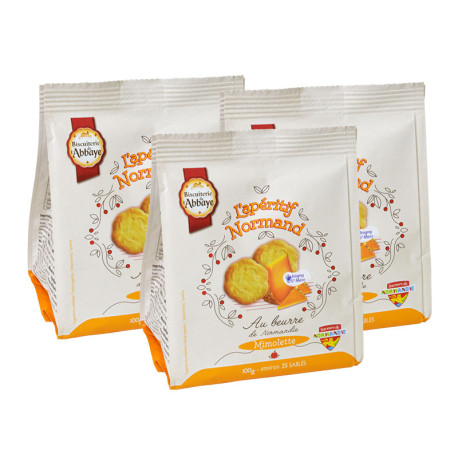 Lot de 3 - Sablés pur beurre à la Mimolette