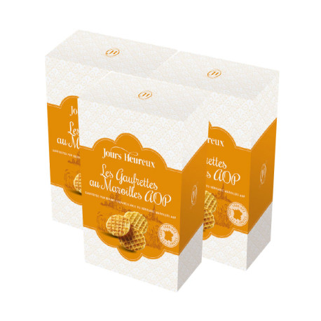 Lot de 3 - Gaufrettes au Maroilles Gratiné AOP