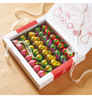 Coffret de fruits fourrés à...