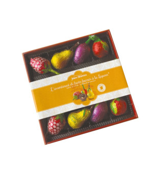 Coffret de fruits fourrés à la liqueur* - 12 chocolats