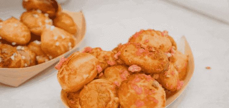 Chouquettes aux Pralines Roses 