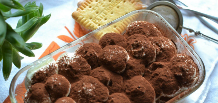 Le Tiramisu sans œufs aux Petits beurre Bretons 