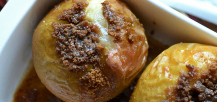 Pommes au four aux spéculoos