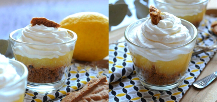 Verrine au lemon curd et Spéculoos